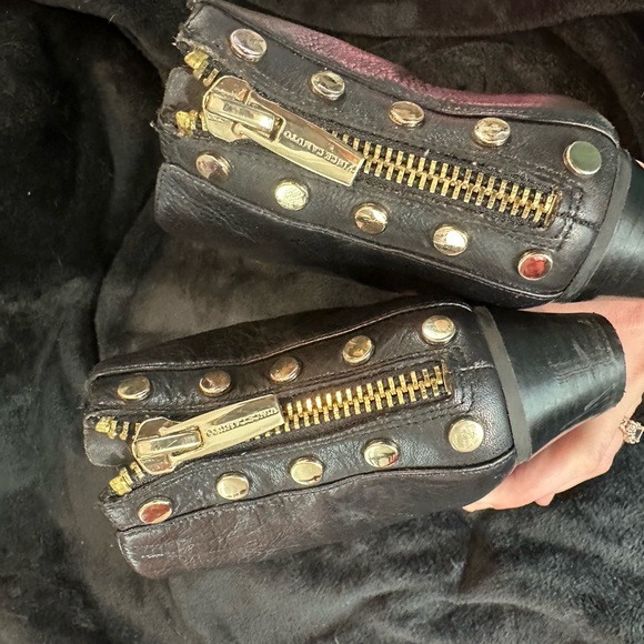 Vince Camuto Cinza Preloved Ankle Boots | western| cowgirl| goth - Picture 5 of 10